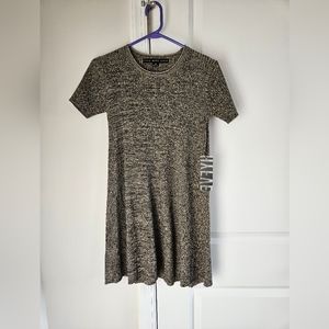 Short Sleeve Mini Sweater Dress